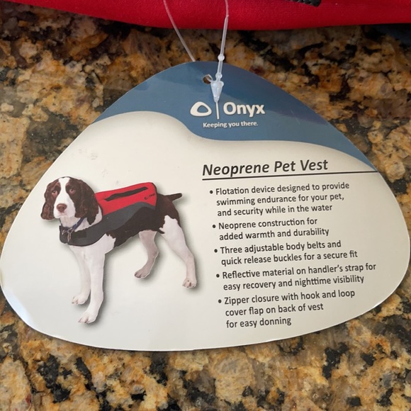 Pets First Other - Pet Dog Life Vest Absolute Outdoor Onyx Neoprene Pet Vest XL Brand New